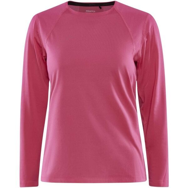 Craft Craft ADV ESSENCE LS TEE W Дамска функционална тениска, розово, размер