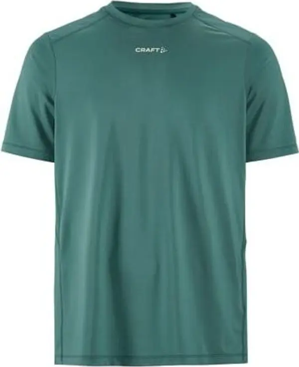 Craft Craft ADV ESSENCE SS TEE 2 M Мъжка тениска за бягане, тъмнозелено, размер