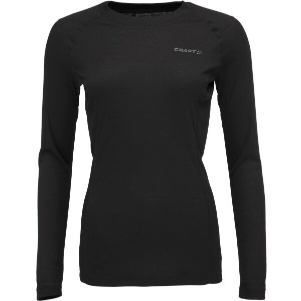 Craft Craft CORE WARM BASELAYER LS Дамска функционална тениска, черно, размер