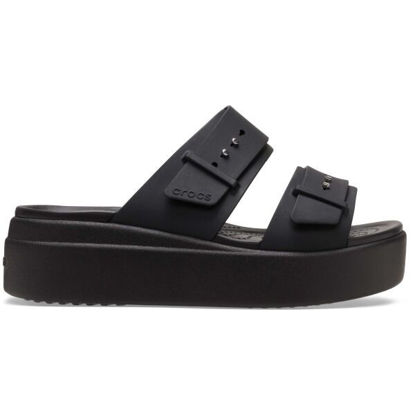 Crocs Crocs BROOKLYN BUCKLE LOW WEDGE W Дамски сандали, черно, размер 39/40