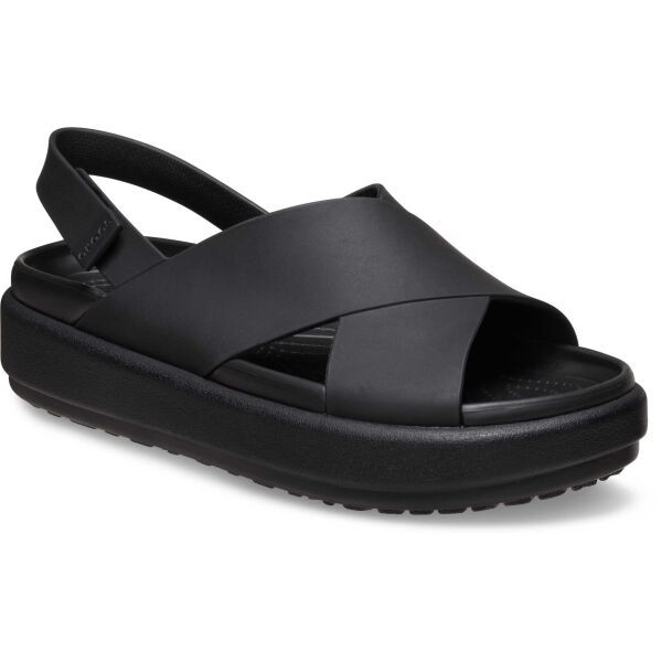 Crocs Crocs BROOKLYN LUXE CROSS STRAP W Дамски сандали, черно, размер 38/39