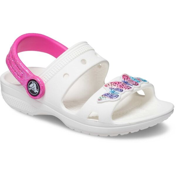 Crocs Crocs CLASSIC EMBELLISHED SANDAL T Детски сандали, бяло, размер 22/23