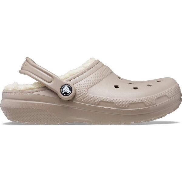 Crocs Crocs CLASSIC FUZZ LINED CLOG Дамски чехли, бежово, размер 42/43