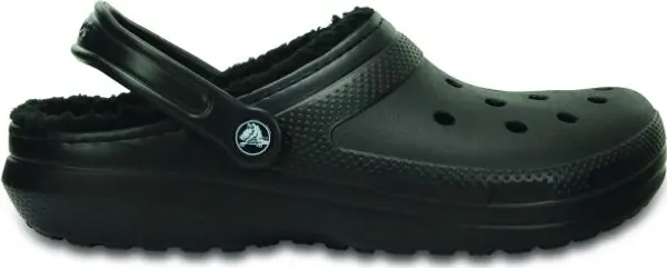 Crocs Crocs CLASSIC FUZZ LINED CLOG Дамски чехли, черно, размер 36/37