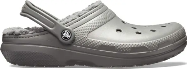Crocs Crocs CLASSIC FUZZ LINED CLOG Дамски чехли, сиво, размер 36/37