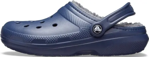 Crocs Crocs CLASSIC FUZZ LINED CLOG Дамски чехли, тъмносин, размер 36/37