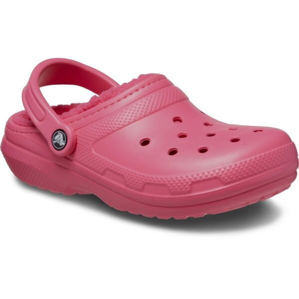 Crocs Crocs CLASSIC FUZZ LINED CLOG Дамски джапанки, розово, размер 38/39
