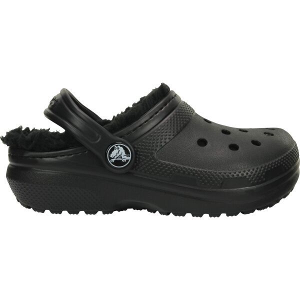 Crocs Crocs CLASSIC LINED CLOG K Универсални детски джапанки, черно, размер 28/29