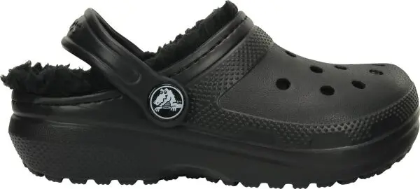 Crocs Crocs CLASSIC LINED CLOG K Универсални детски джапанки, черно, размер 34/35