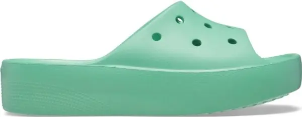Crocs Crocs CLASSIC PLATFORM SLIDE Дамски чехли, светло-зелено, размер 37/38