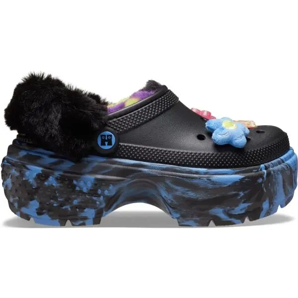 Crocs Crocs HAPPY SOCKS X CROCS STOMP BUNDLE Унисекс чехли, черно, размер 38/39