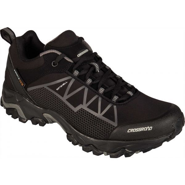 Crossroad Crossroad DRAGON LOW Мъжки туристически обувки, черно, размер