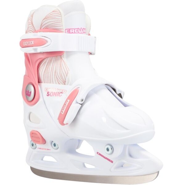 Crowned Crowned SONIC Детски кънки за лед, бяло, размер
