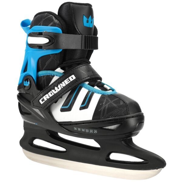 Crowned Crowned THEEN Юношески кънки за лед, черно, размер