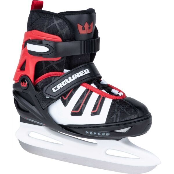 Crowned Crowned THEEN Юношески кънки за лед, черно, размер