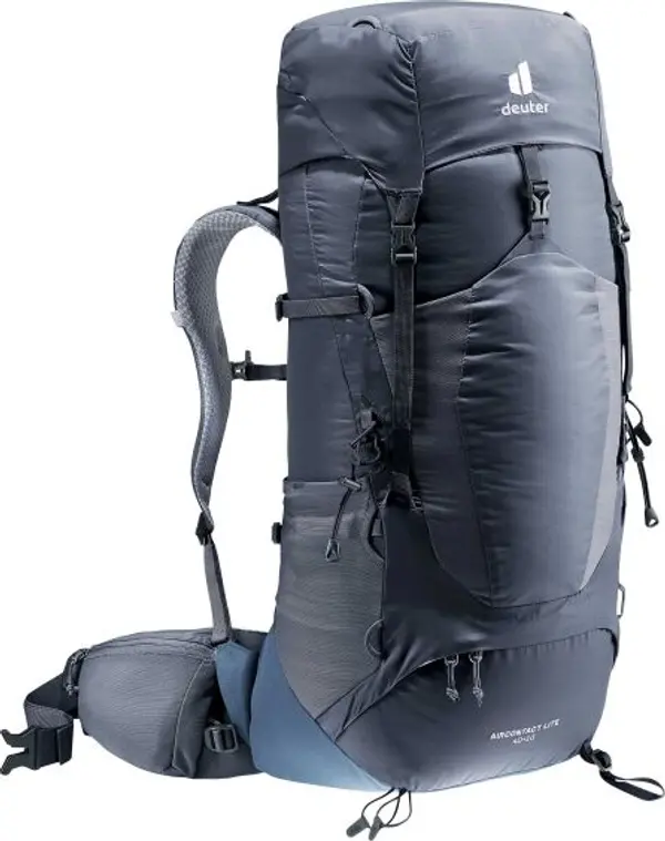 DEUTER DEUTER AIRCONTACT LITE 40+10 Туристическа раница, черно, размер
