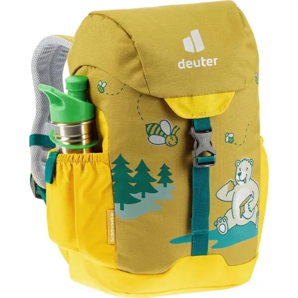 DEUTER DEUTER SCHMUSEBÄR Детска раница, жълто, размер