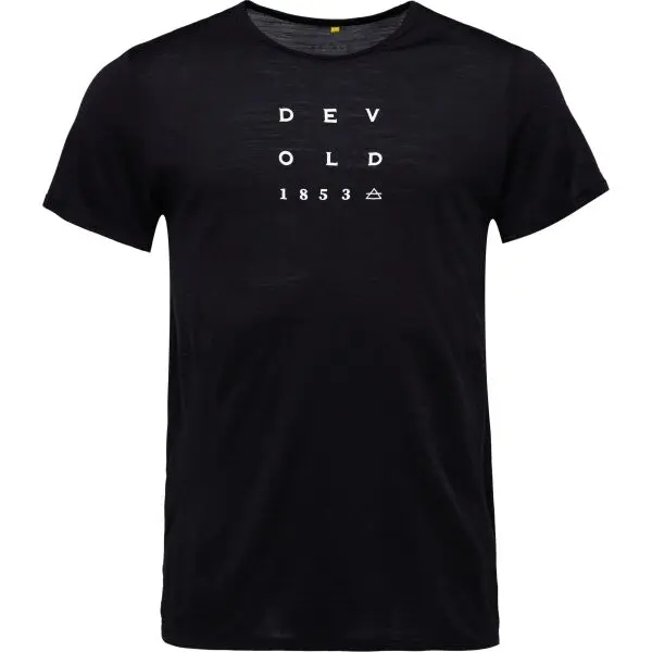 Devold Devold ACTIVE "1853" TEE Мъжка тениска, черно, размер