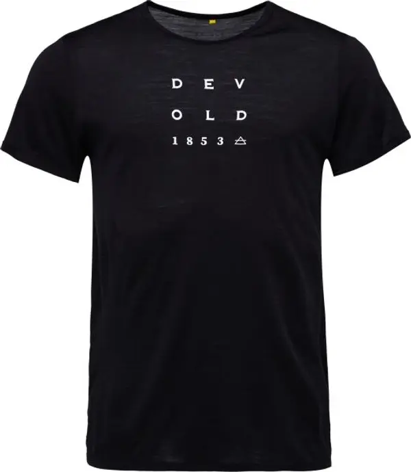 Devold Devold ACTIVE "1853" TEE Мъжка тениска, черно, размер