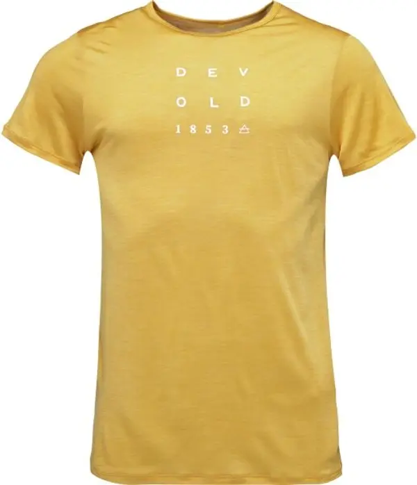 Devold Devold ACTIVE "1853" TEE Мъжка тениска, жълто, размер
