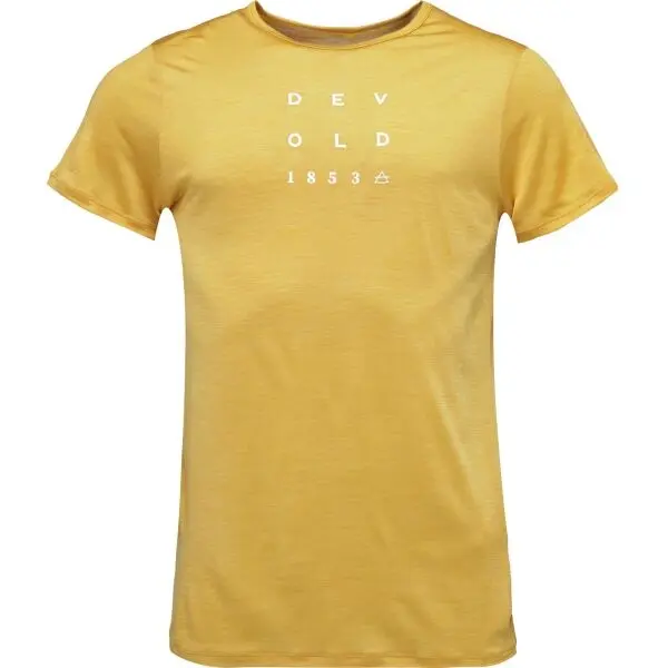 Devold Devold ACTIVE "1853" TEE Мъжка тениска, жълто, размер