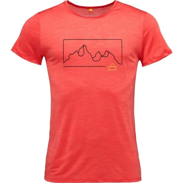 Devold Devold ACTIVE "OUTLINE" TEE Мъжка тениска, оранжево, размер