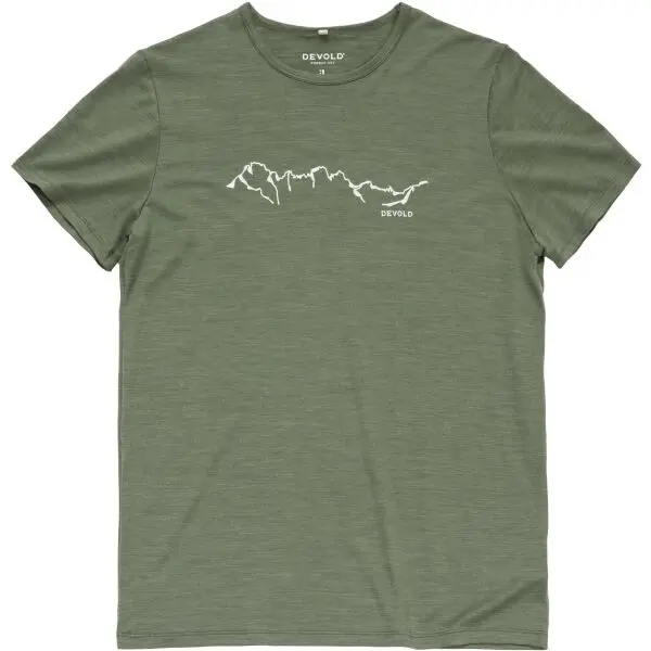 Devold Devold ACTIVE OUTLINE TEE MAN Мъжка функционална тениска, khaki, размер