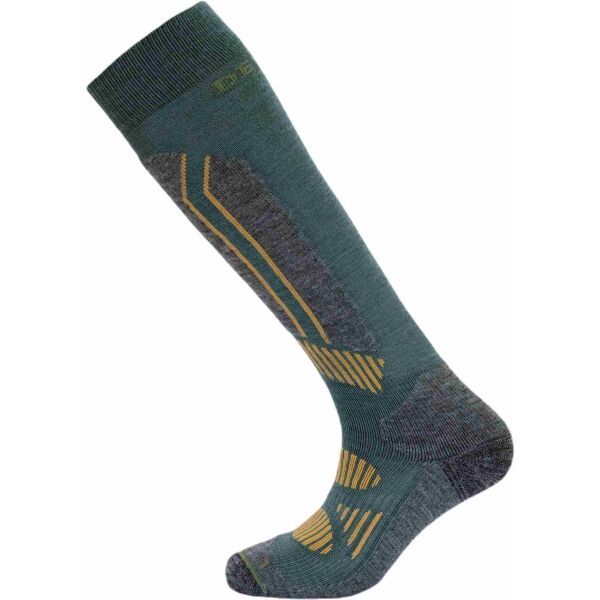 Devold Devold ALPINE MERINO SOCK Топли три четвърти чорапи, тъмнозелено, размер