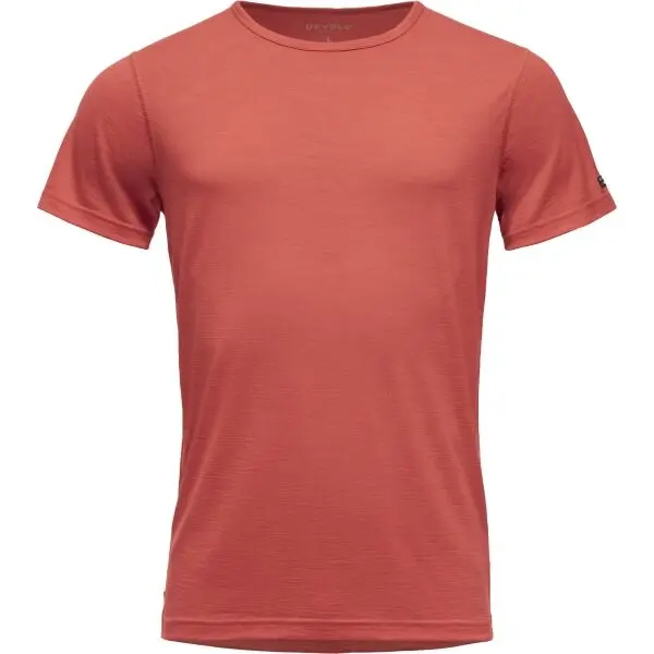 Devold Devold BREEZE MERINO 150 T-SHIRT Мъжка тениска, червено, размер