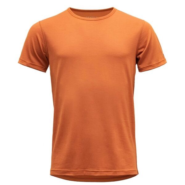 Devold Devold BREEZE MERINO 150 T-SHIRT Мъжка тениска, оранжево, размер