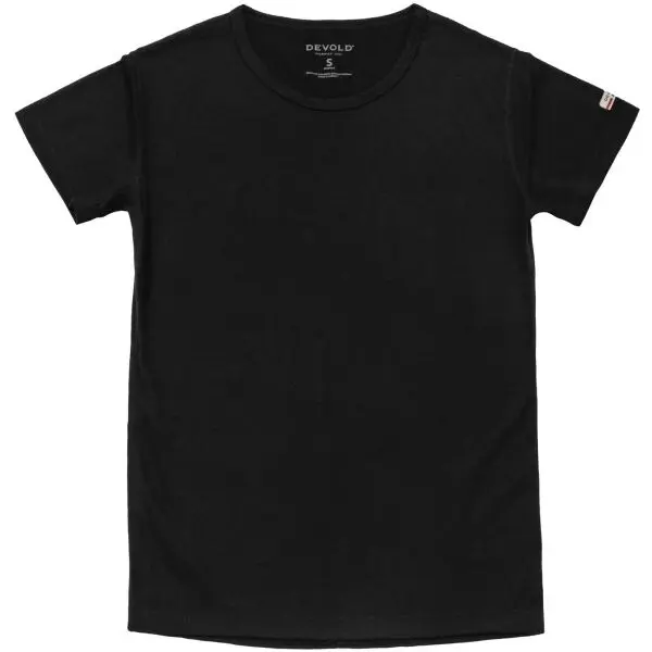 Devold Devold BREEZE PLUS MERINO 200 Дамска тениска от мерино, черно, размер