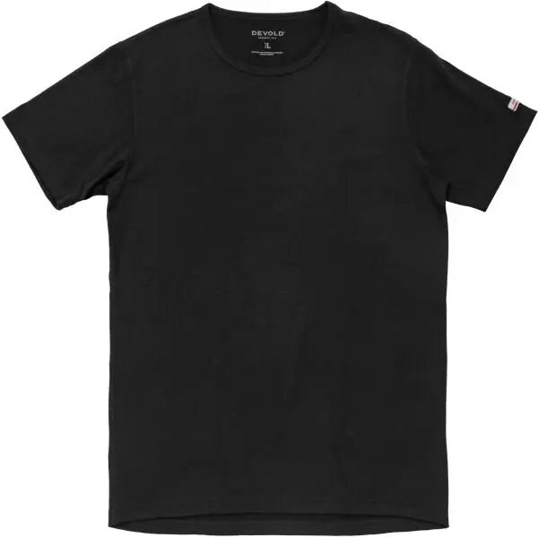 Devold Devold BREEZE PLUS MERINO 200 Мъжка тениска от мерино, черно, размер