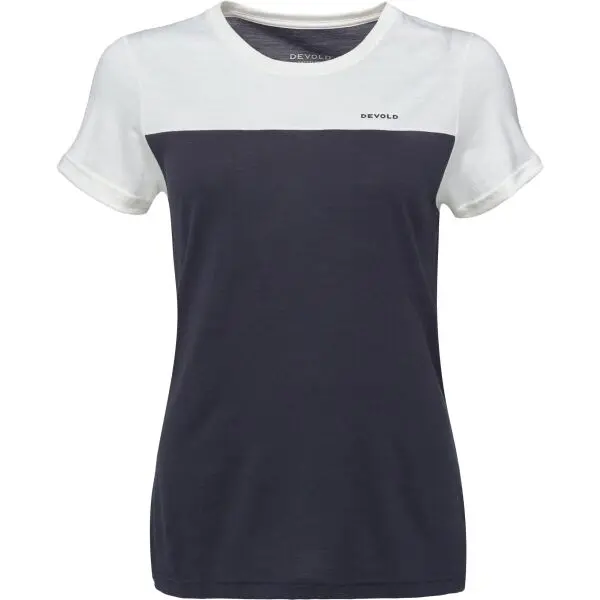 Devold Devold CLASSIC LINEAR Дамска тениска от мериносова вълна, черно, размер