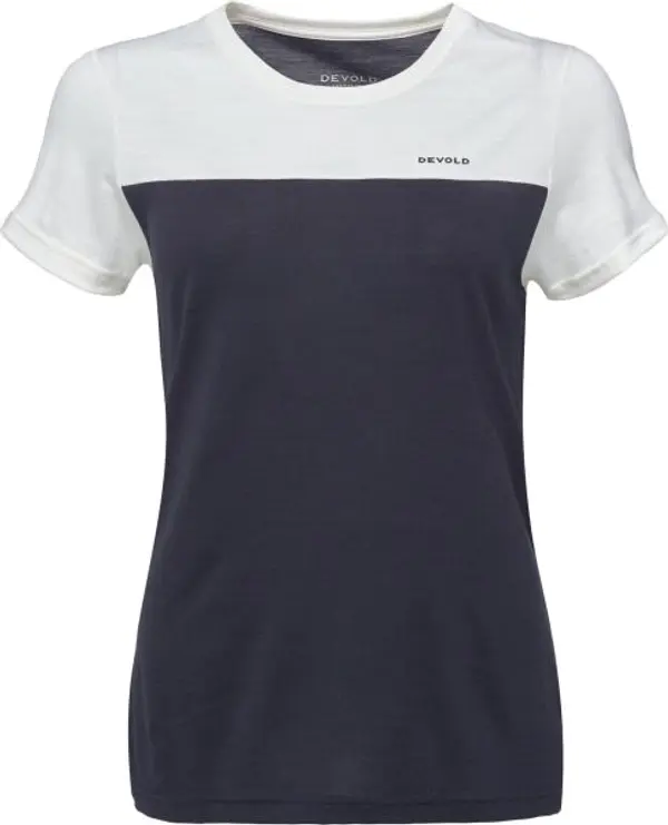 Devold Devold CLASSIC LINEAR Дамска тениска от мериносова вълна, черно, размер