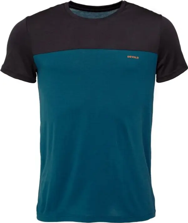 Devold Devold CLASSIC LINEAR Мъжка тениска от мериносова вълна, синьо, размер