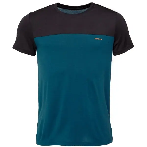 Devold Devold CLASSIC LINEAR Мъжка тениска от мериносова вълна, синьо, размер