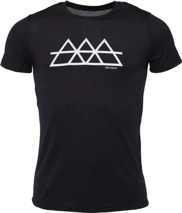Devold Devold CLASSIC Мъжка тениска, черно, размер