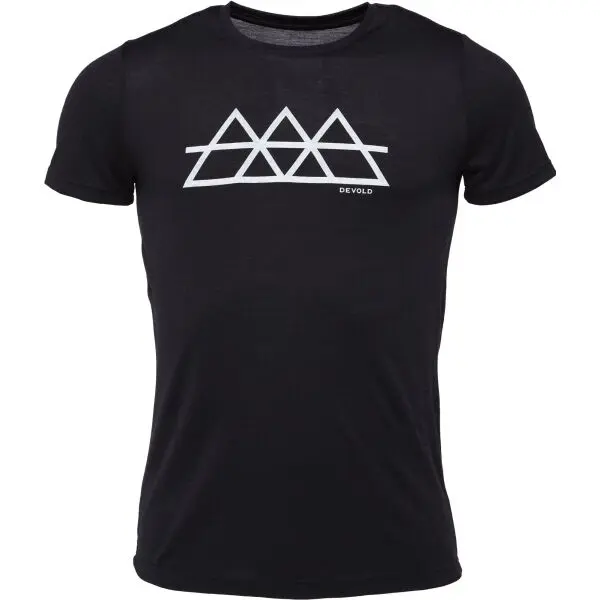 Devold Devold CLASSIC Мъжка тениска, черно, размер