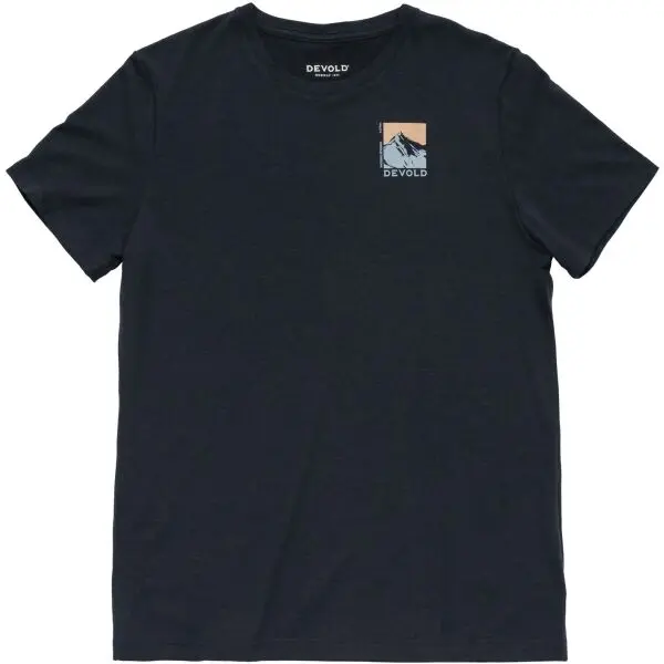 Devold Devold CLASSIC SUMMIT TEE MAN Мъжка тениска от мерино, черно, размер