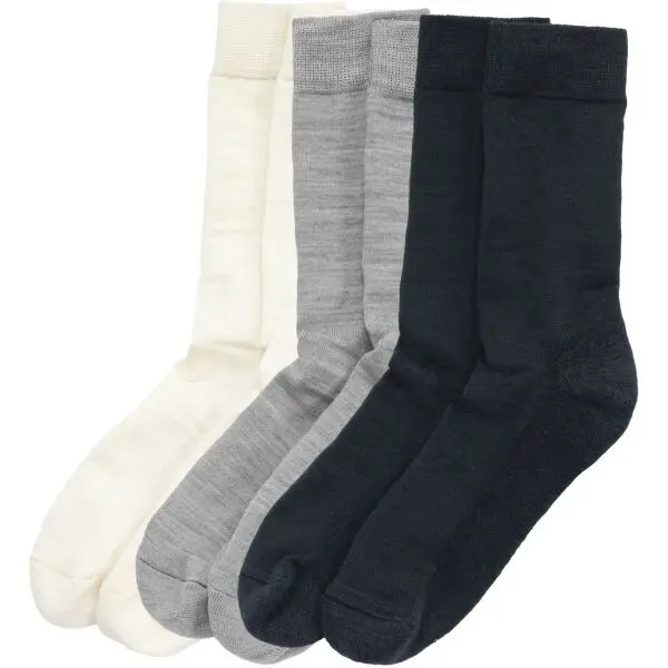 Devold Devold DAILY MERINO MEDIUM SOCK 3PK Мъжки вълнени чорапи, микс, размер