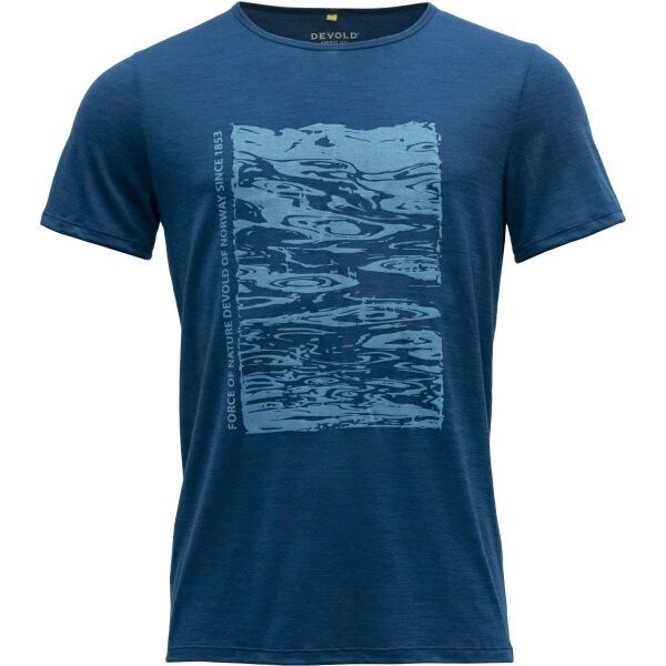 Devold Devold LEIRA MAN TEE Мъжка тениска, тъмносин, размер S