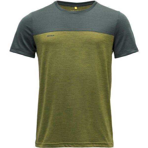 Devold Devold NORANG MERINO 150 Мъжка тениска, зелено, размер XL