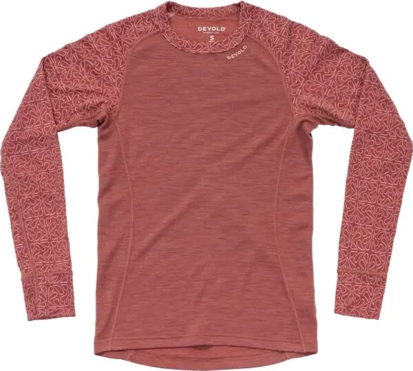 Devold Devold DUO ACTIVE MERINO 205 Дамска термо тениска, червено, размер