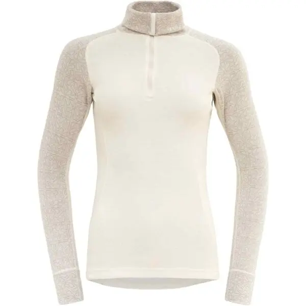 Devold Devold DUO ACTIVE MERINO 210 Z.NECK Дамски функционален пуловер, бежово, размер