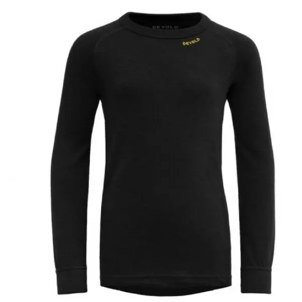 Devold Devold DUO ACTIVE MERINO SHIRT JR Детска функционална термо блуза, черно, размер