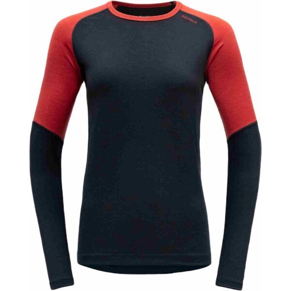 Devold Devold JAKTA MERINO 200 SHIRT Дамска тениска от мериносова вълна, черно, размер