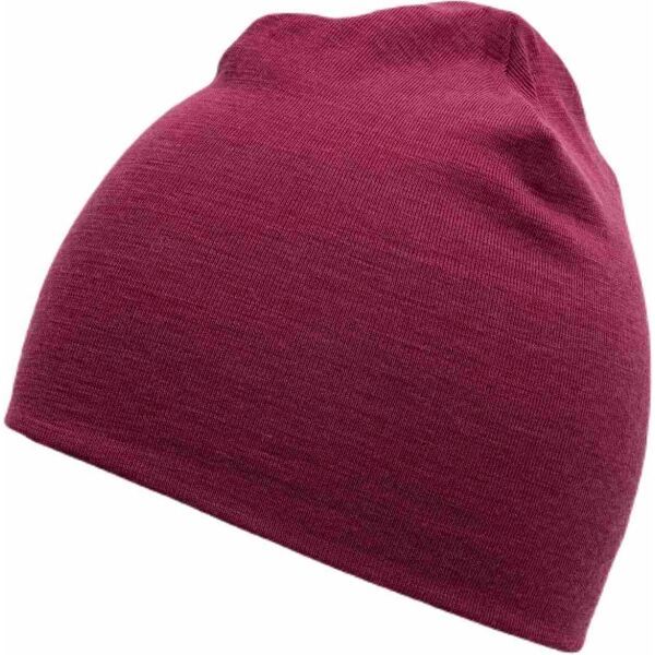 Devold Devold LAUPAREN MERINO 190 BEANIE Унисекс шапка от мериносова вълна, винен, размер