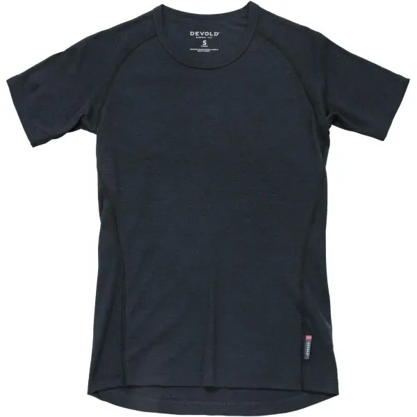 Devold Devold LAUPAREN MERINO 190 Дамска функционална тениска, черно, размер