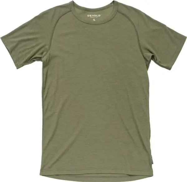 Devold Devold LAUPAREN MERINO 190 Мъжка тениска от мерино, khaki, размер
