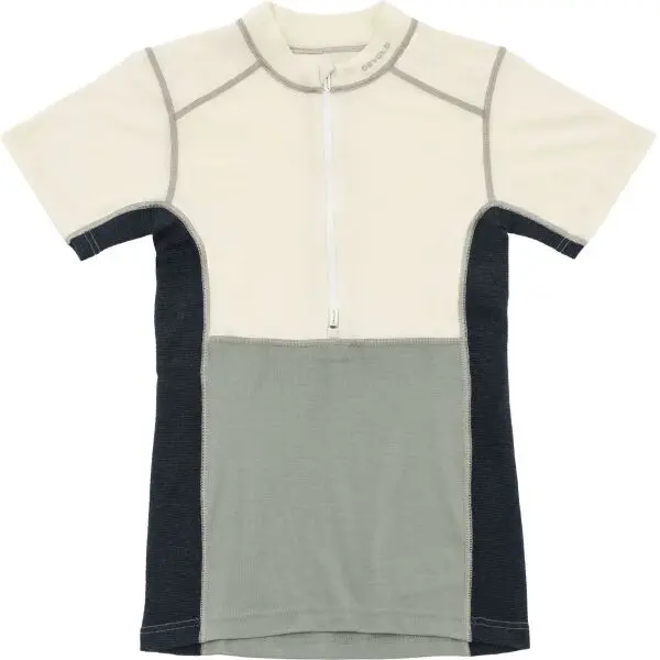 Devold Devold LAUPAREN MERINO 190 ZIP TEE WMN Дамска функционална тениска, сиво, размер